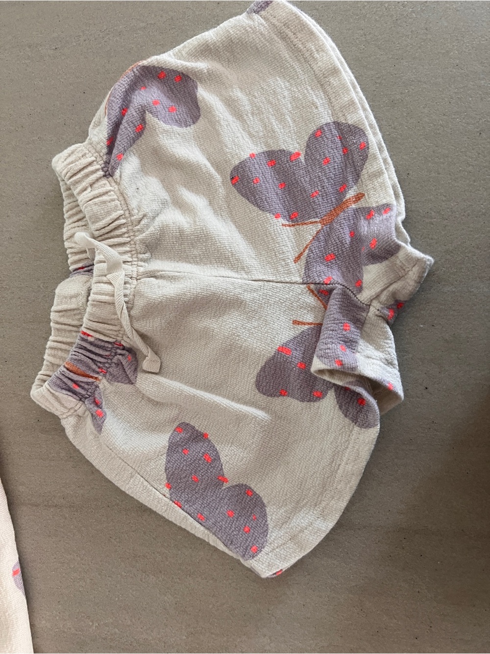 ZARA Butterfly Print Two-Piece Toddler Set in White & Lavender - Picture 4 of 6